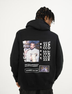 (Night owl) Hoodie black