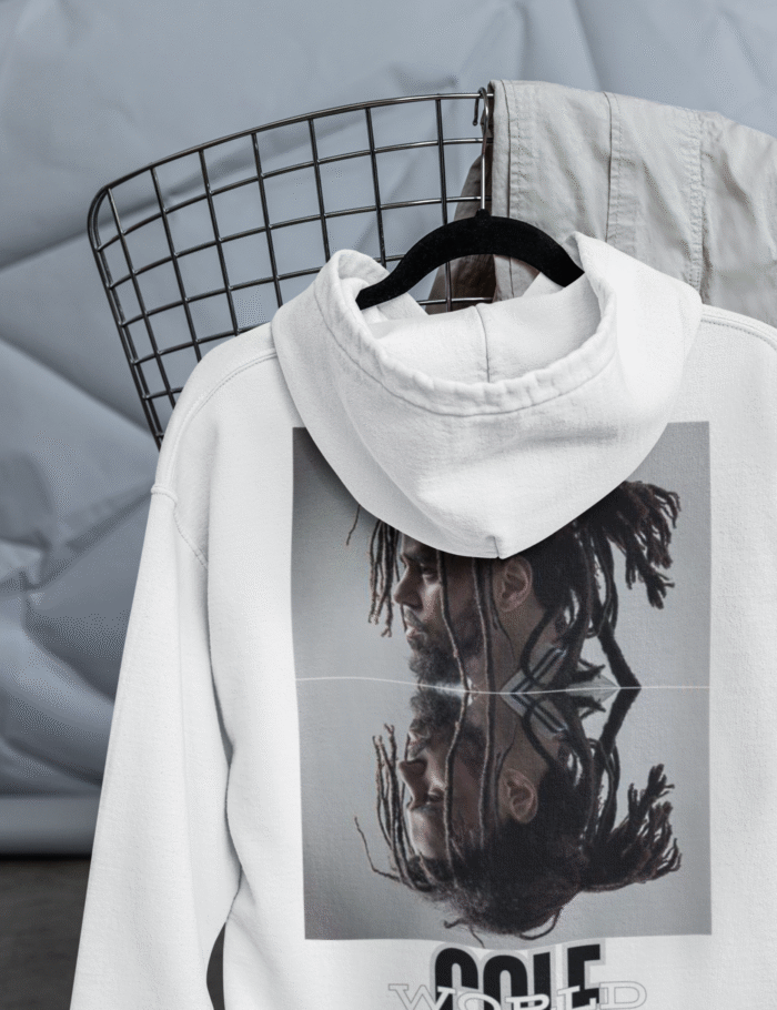 cole II white hoodie
